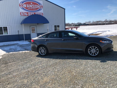 2017 Ford Fusion for sale at Swanson's Cars and Trucks in Warsaw IN