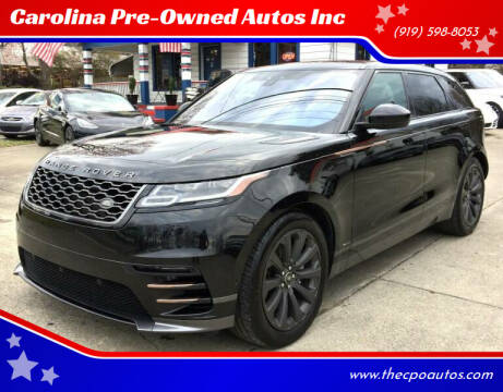 2018 Land Rover Range Rover Velar for sale at Carolina Pre-Owned Autos Inc in Durham NC