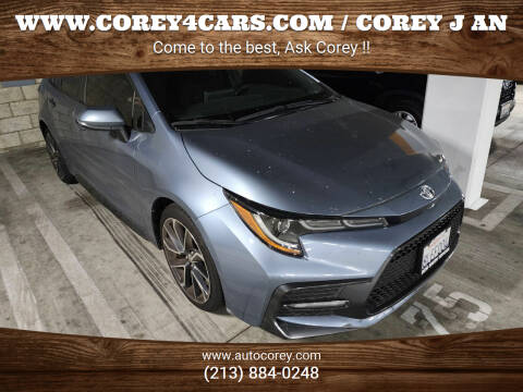 2020 Toyota Corolla for sale at WWW.COREY4CARS.COM / COREY J AN in Los Angeles CA