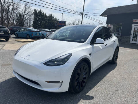 2021 Tesla Model Y for sale at Sam's Auto in Akron PA