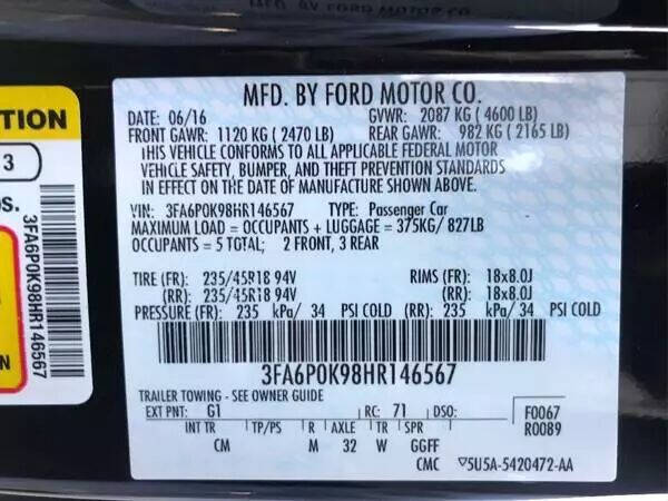 2017 Ford Fusion Titanium