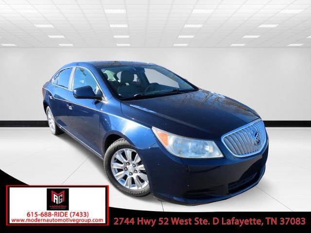 2012 Buick LaCrosse for sale at Modern Automotive Group LLC in Lafayette, TN