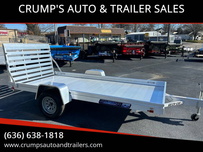 2025 Aluma 12’ Utility Trailer for sale at CRUMP'S AUTO & TRAILER SALES in Crystal City MO