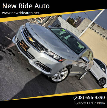 2018 Chevrolet Impala for sale at New Ride Auto in Rexburg ID