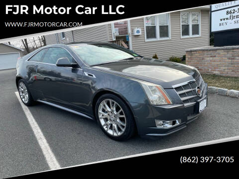 2011 Cadillac CTS for sale at FJR Motor Car LLC in Mine Hill NJ