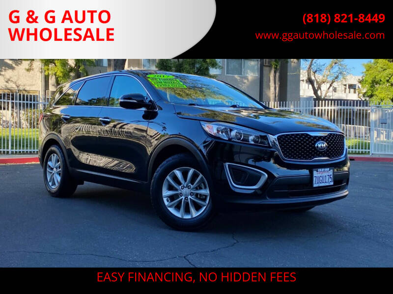 2017 Kia Sorento for sale at G & G AUTO WHOLESALE in North Hollywood CA