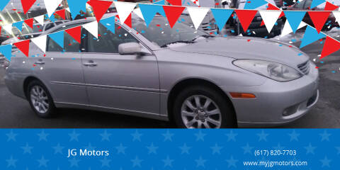 2002 Lexus ES 300 for sale at JG Motors in Worcester MA