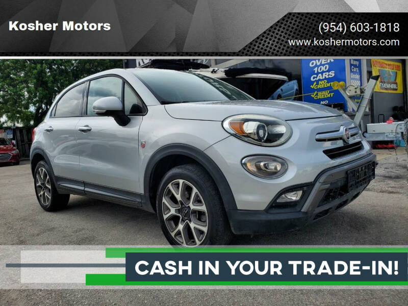 2017 FIAT 500X for sale at Kosher Motors in Hollywood FL