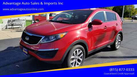 2014 Kia Sportage for sale at Advantage Auto Sales & Imports Inc in Loves Park IL