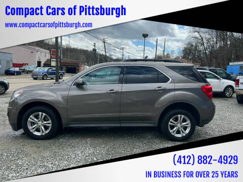 2012 Chevrolet Equinox for sale at Compact Cars of Pittsburgh in Pittsburgh PA