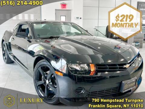 2015 Chevrolet Camaro for sale at LUXURY MOTOR CLUB in Franklin Square NY