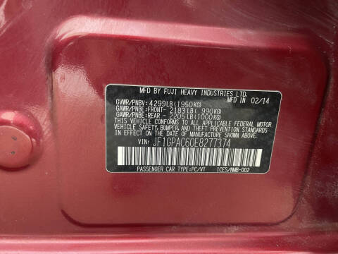 2014 Subaru Impreza 2.0i Premium