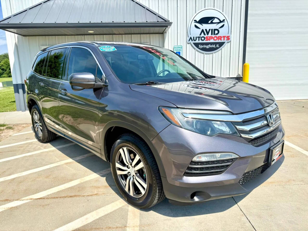 Dk. Gray 2017 Honda Pilot EX-L AWD EX-L 4dr SUV 2