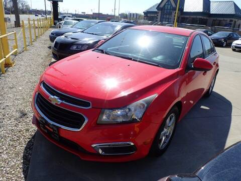 2015 Chevrolet Cruze for sale at RPM AUTO SALES - LANSING SOUTH in Lansing MI