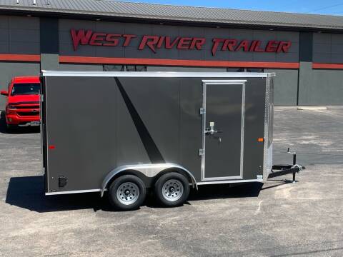 2022 Aero 7x14 TA35 LIGHT HAIL DAMAGE for sale at West River Trailer Sales in Rapid City SD