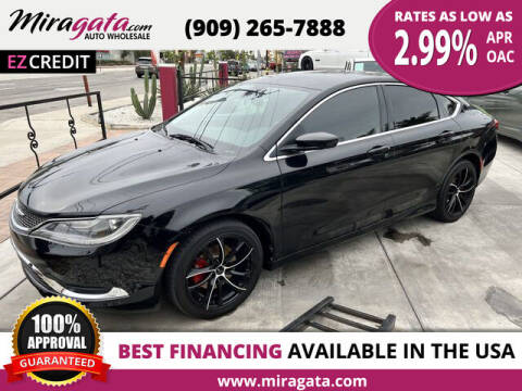2015 Chrysler 200 for sale at Miragata Auto in Bloomington CA