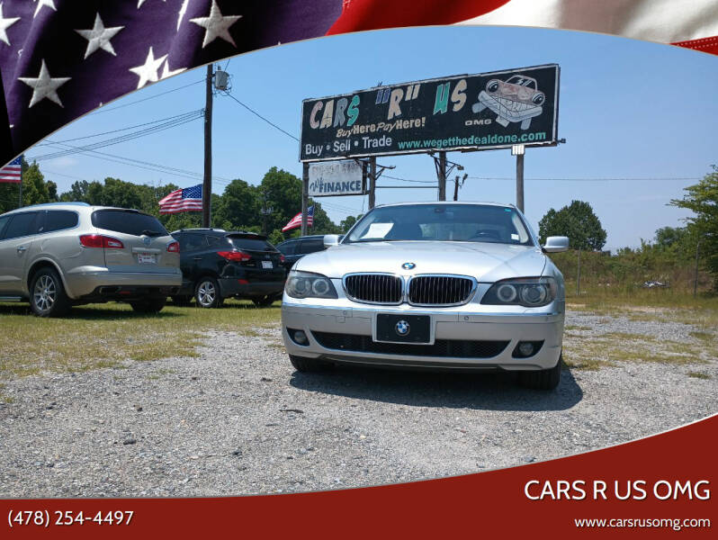 2006 BMW 7 Series for sale at Cars R Us OMG in Macon GA