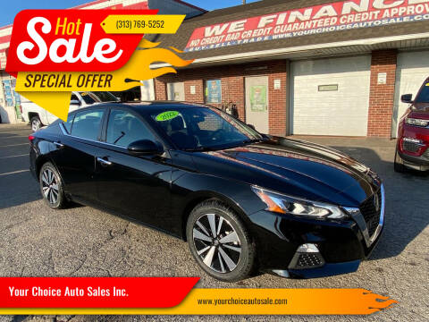 2022 Nissan Altima for sale at Your Choice Auto Sales Inc. in Dearborn MI