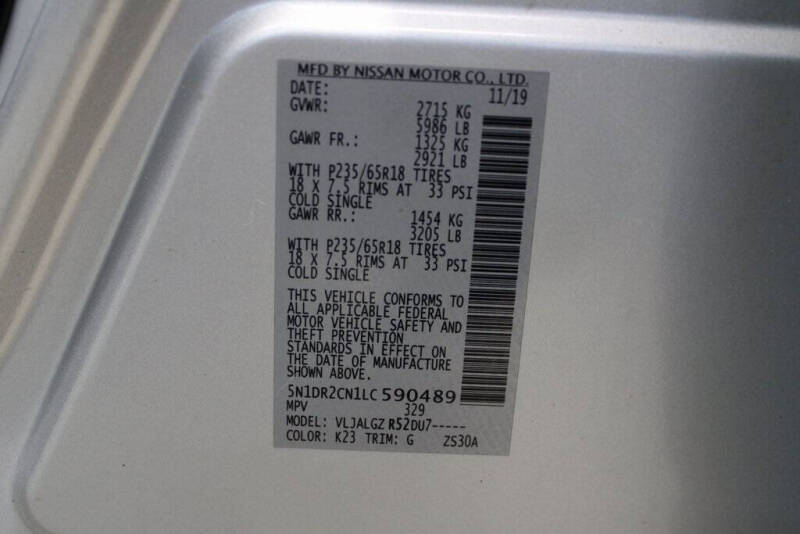 2020 Nissan Pathfinder SL