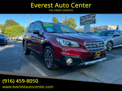 2016 Subaru Outback for sale at Everest Auto Center in Sacramento CA