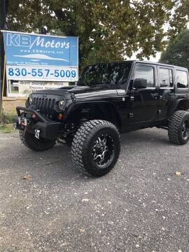 2013 Jeep Wrangler Unlimited for sale at K & B Motors LLC in Mc Queeney TX