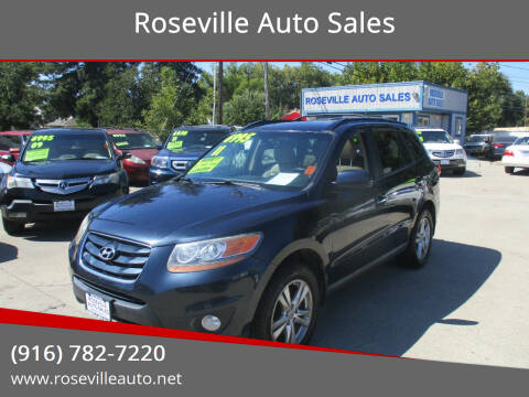 2011 Hyundai Santa Fe for sale at Roseville Auto Sales in Roseville CA