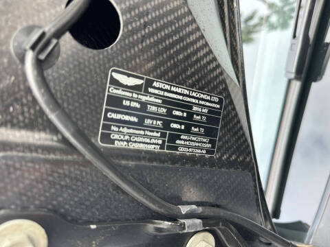 2016 Aston Martin Vanquish