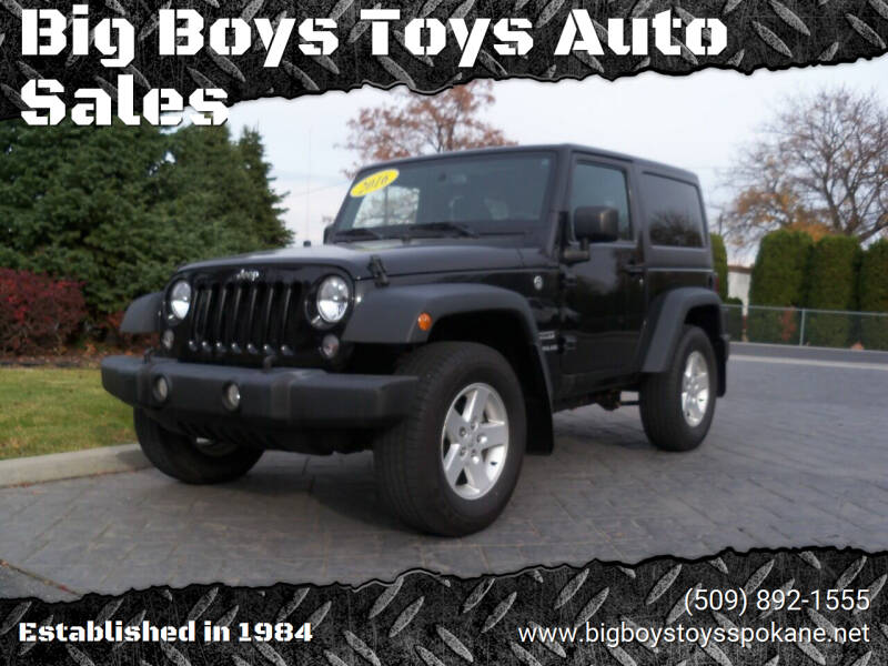 2016 Jeep Wrangler for sale at Big Boys Toys Auto Sales in Spokane Valley WA