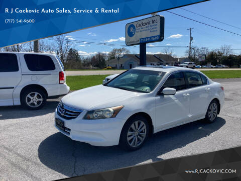 2012 Honda Accord for sale at R J Cackovic Auto Sales, Service & Rental in Harrisburg PA