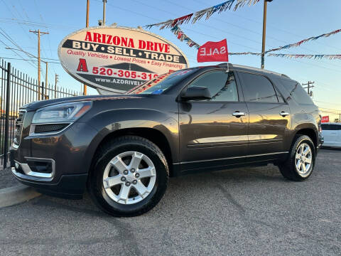 2015 GMC Acadia for sale at Arizona Drive LLC in Tucson AZ