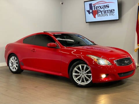 2012 Infiniti G37 Coupe for sale at Texas Prime Motors in Houston TX