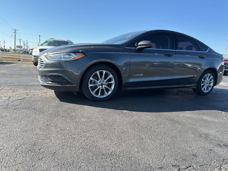 2017 Ford Fusion Hybrid for sale at AJOULY AUTO SALES in Moore OK