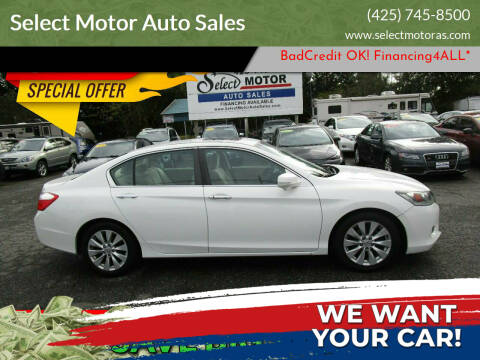 2013 Honda Accord for sale at Select Motor Auto Sales in Lynnwood WA