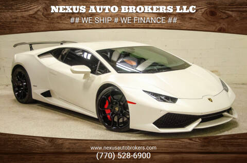 2015 Lamborghini Huracan for sale at Nexus Auto Brokers LLC in Marietta GA