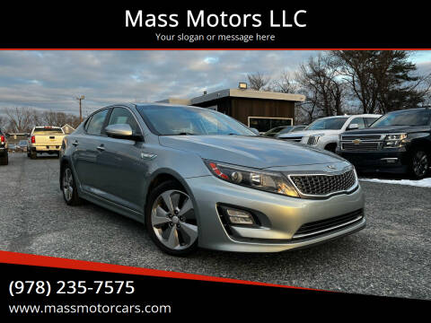 2016 Kia Optima Hybrid for sale at Mass Motors LLC in Worcester MA