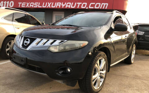 2009 Nissan Murano for sale at Texas Luxury Auto in Cedar Hill TX