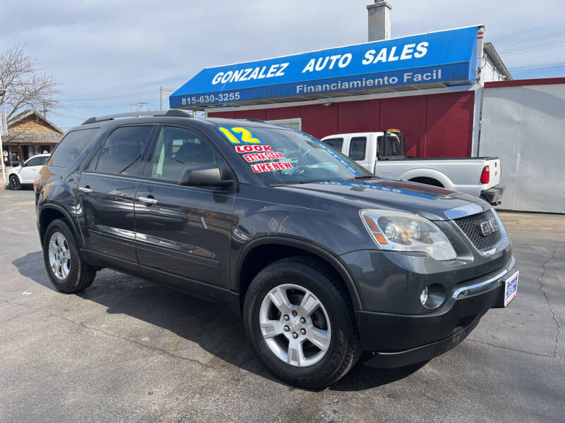 2012 GMC Acadia for sale at Gonzalez Auto Sales in Joliet IL