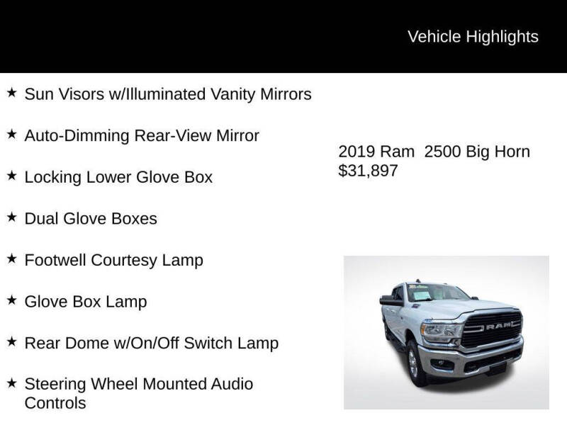 2019 RAM 2500 Big Horn