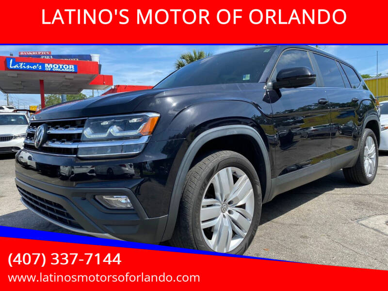 2019 Volkswagen Atlas for sale at LATINO'S MOTOR OF ORLANDO in Orlando FL