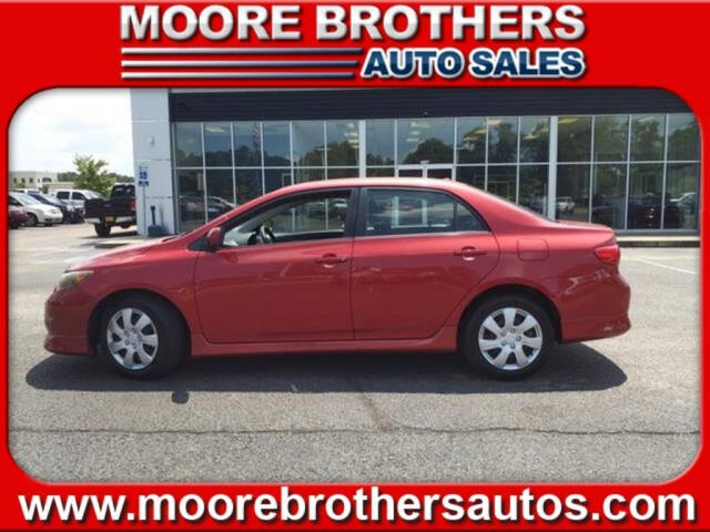 2009 Toyota Corolla for sale at MOORE BROTHERS in Oxford, MS