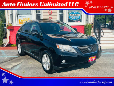 2010 Lexus RX 350 for sale at Auto Finders Unlimited LLC in Vineland NJ