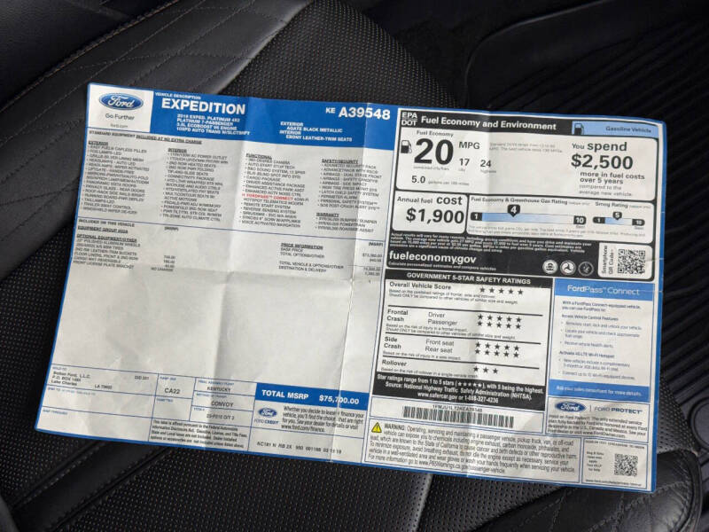 2019 Ford Expedition Platinum