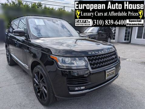 2016 Land Rover Range Rover for sale at European Auto House in Los Angeles CA