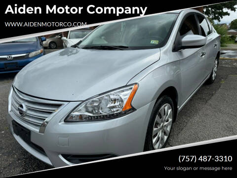 2013 Nissan Sentra for sale at Aiden Motor Company in Portsmouth VA