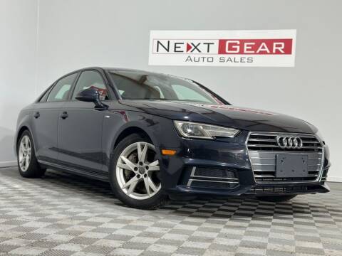 2018 Audi A4 for sale at Next Gear Auto Sales in Westfield IN
