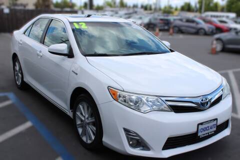 2012 Toyota Camry Hybrid for sale at Choice Auto & Truck in Sacramento CA