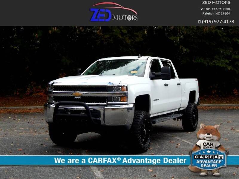 2016 Chevrolet Silverado 2500HD for sale at Zed Motors in Raleigh NC