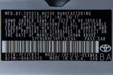 2017 Toyota Corolla LE