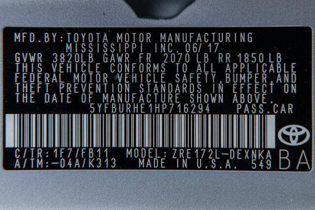 2017 Toyota Corolla LE