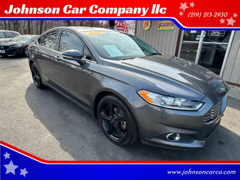 2016 Ford Fusion for sale at Johnson Car Company llc in Crown Point IN